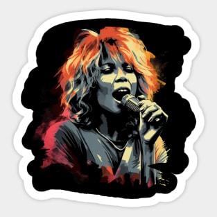 Tina Turner WPAP design Sticker